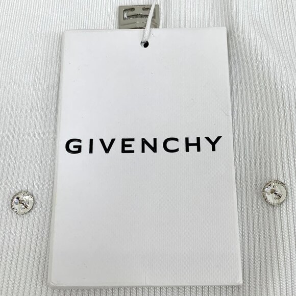 Givenchy White Diamond-Studded Sleeveless Knitted Vest M Brand New With Tag - Picture 3 of 8